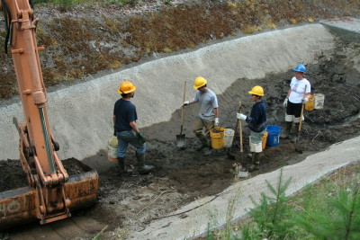 Sediment Basin Sampling 2007