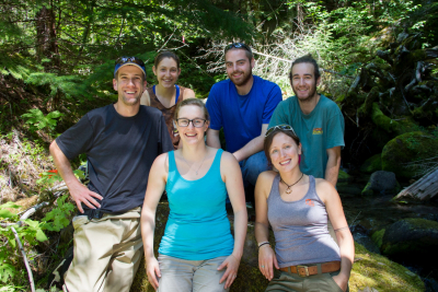 Stream Ecology field work, July 2014
