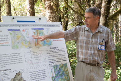 Chris Daly presents on climate and cold air pooling