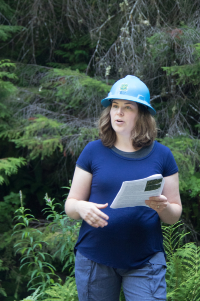 USFS scientist Brooke Penaluna