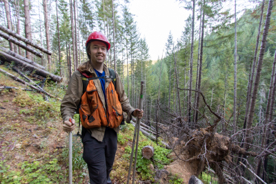 Post-fire vegetation survey WS1 2021