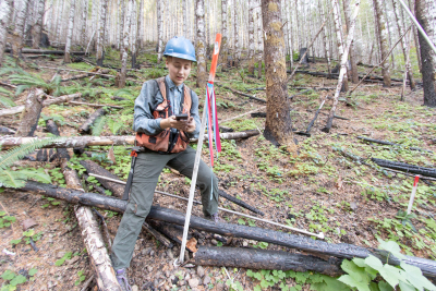 Post-fire vegetation survey WS1 2021