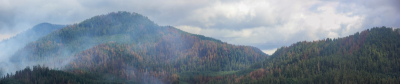 Photo from top of rock outcrop/quarry on road 130